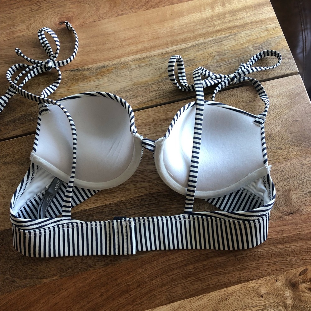 Aerie swimsuit - striped top and blue bottom - Picture 4 of 6
